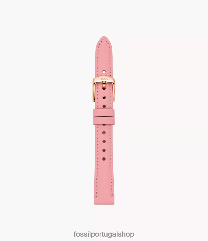 Fossil mulheres Pulseira de couro leve de 14 mm rosa acessório 40NJ6Z242