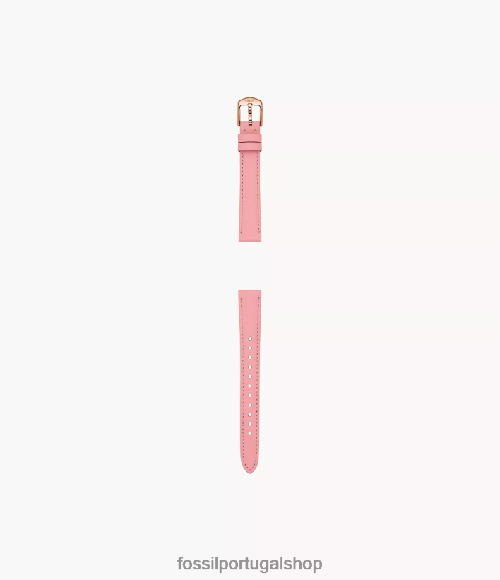 Fossil mulheres Pulseira de couro leve de 14 mm rosa acessório 40NJ6Z242