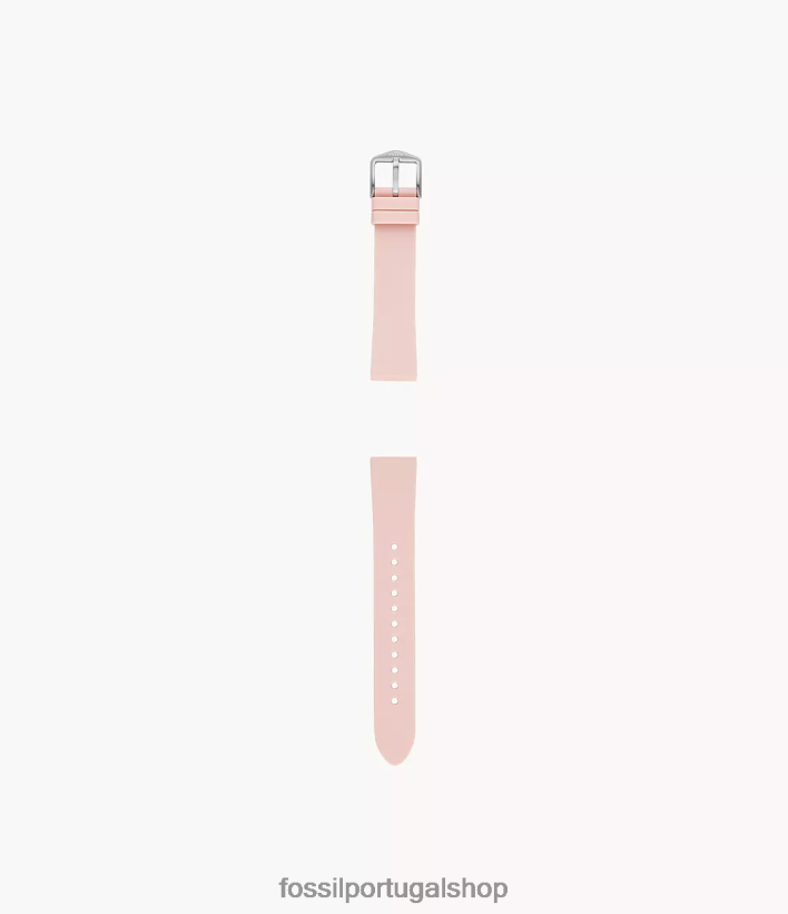 Fossil mulheres Pulseira de silicone de 18mm corar acessório 40NJ6Z149