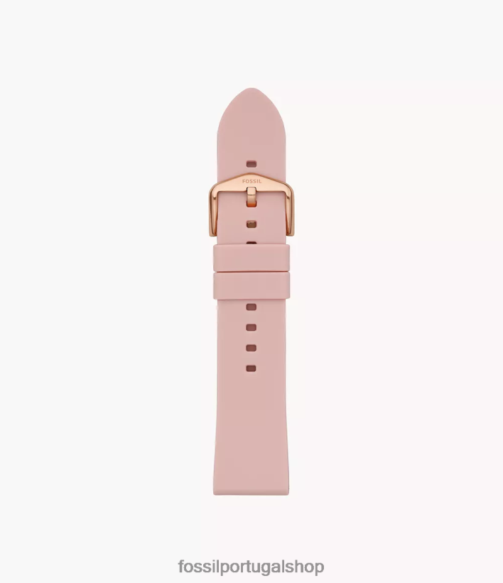 Fossil mulheres Pulseira de silicone de 22 mm corar acessório 40NJ6Z165