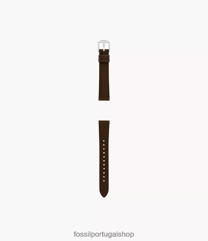 Fossil mulheres pulseira de relógio de couro de 16 mm expresso acessório 40NJ6Z261